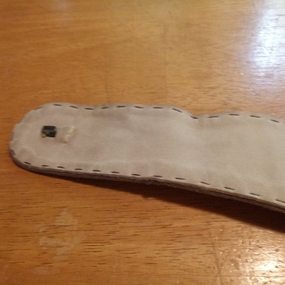 1940-1950 handmade suede belt